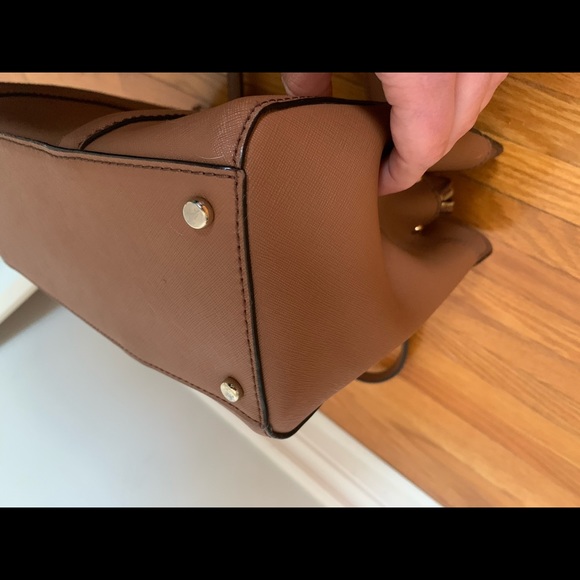 Authentic Brown/Tan Kate Spade Shoulder Bag Purse - Picture 4 of 7